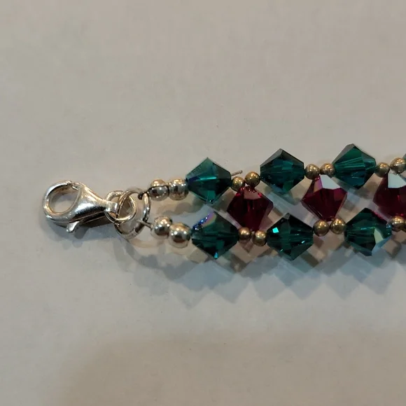 Swarovski cystrals Bracelet "Hand made" - Picture 3 of 6